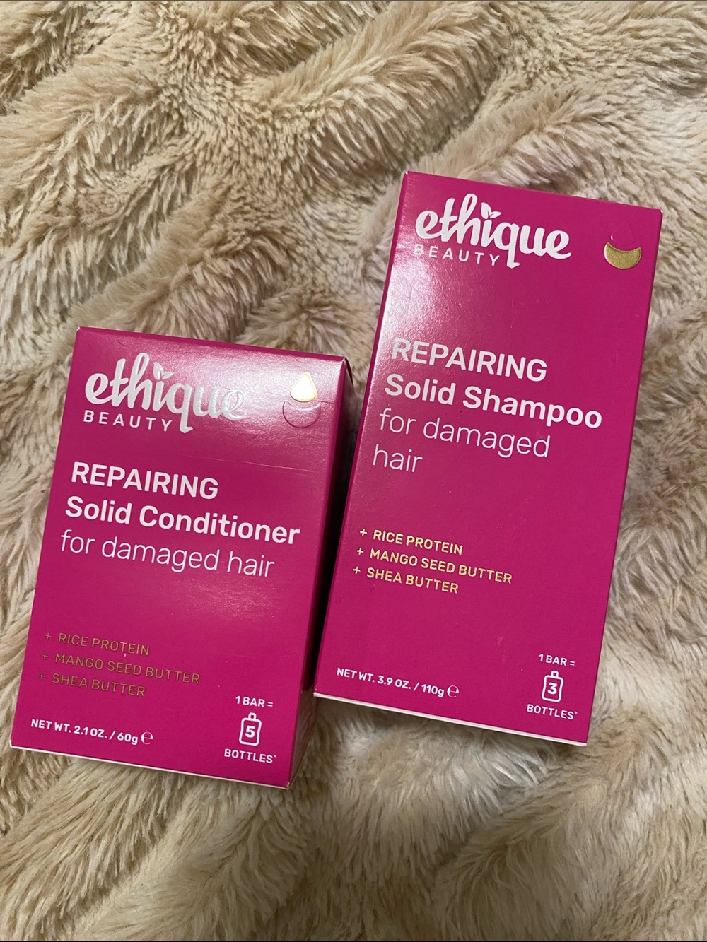 Repairing Solid Shampoo & Conditioner Set - For damaged hair